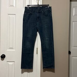 Lucky Brand Men's Dark Blue Straight Jeans 32x30
